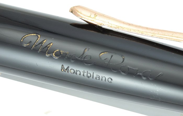 筆記具 MONTBLANC monterosa Montblanc Monte Rosa 0412 Fountain Pen (1960s) - Black w